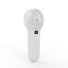 LAMJIE SC-1 Portable Handheld Fan with LCD Display 5000mAh Rechargeable Battery Fan - WHITE