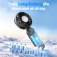 LAMJIE SC-4 High-Performance Foldable Handheld Fan for Powerful Portable Cooling