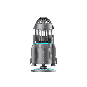 LAMJIE RK-1 Rocket Shape Portable Desk Fan, Rechargeable Mini Table Fan with 5000mAh Battery