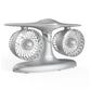 LAMJIE J-2 Desk Fan Airplane model desktop fan USB charging fan