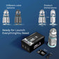 LAMJIE RK-1 Rocket Shape Portable Desk Fan, Rechargeable Mini Table Fan with 5000mAh Battery