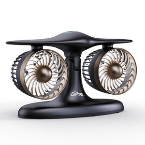 LAMJIE J-2 Desk Fan Airplane model desktop fan USB charging fan