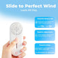 LAMJIE SC-3 Portable Handheld Fan with Stepless Speed Control 5000mAh Rechargeable Mini Fan