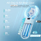 LAMJIE SC-1 Portable Handheld Fan with LCD Display 5000mAh Rechargeable Battery Fan