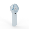 LAMJIE SC-1 Portable Handheld Fan with LCD Display 5000mAh Rechargeable Battery Fan - BLUE