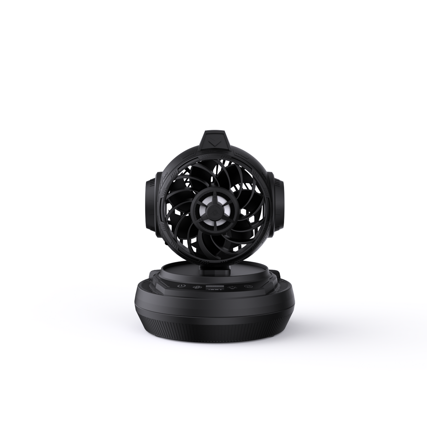 LAMJIE ORBY Smart Voice-Controlled Mecha Desk Fan with Auto Swing & Built-In Aroma
