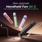 LAMJIE SC-5 Portable Foldable Fan with Built-in Flashlight for Outdoor Adventures