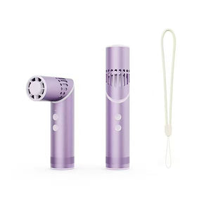 LAMJIE SC-5 Portable Foldable Fan with Built-in Flashlight for Outdoor Adventures